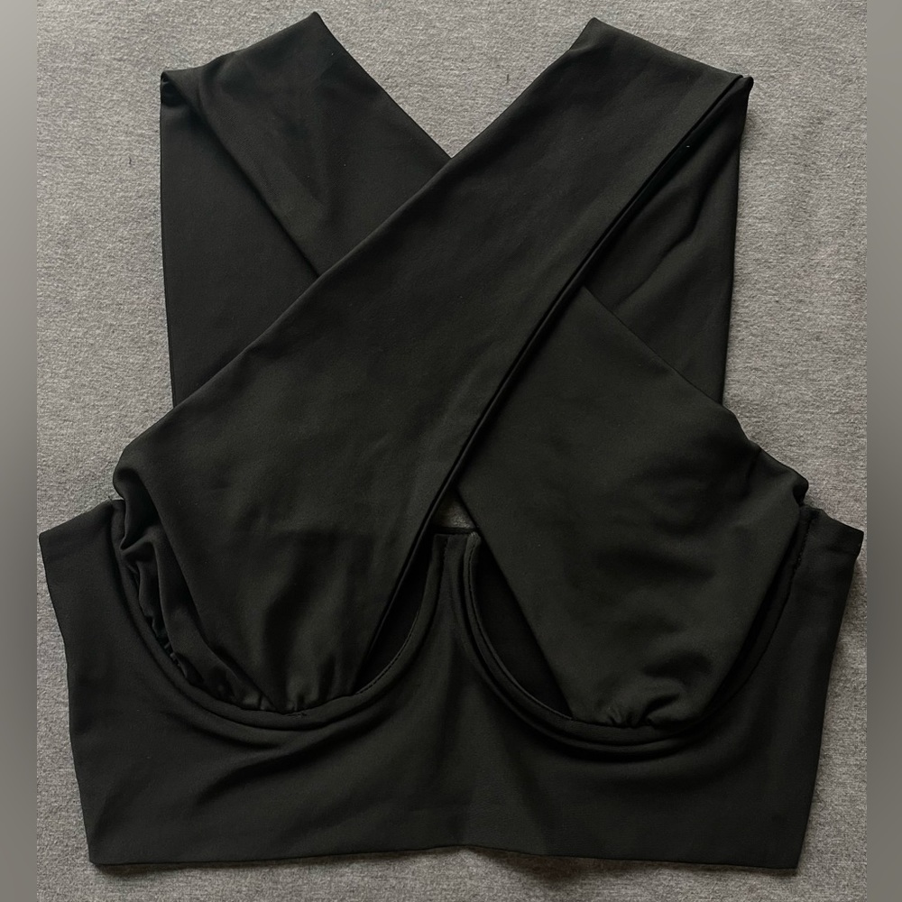 Black Cross Top